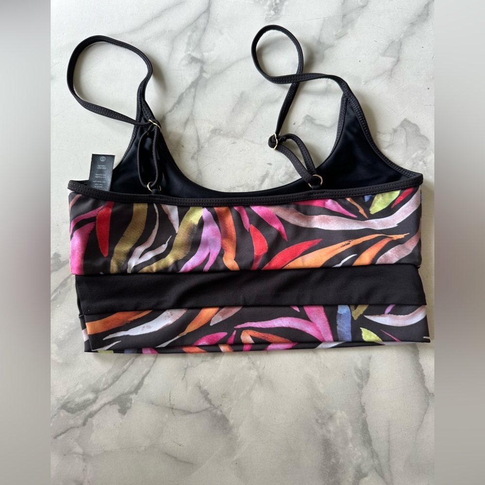 BEACH RIOT BRA EVA TOP WILD STRIPES Size S - Picture 3 of 4
